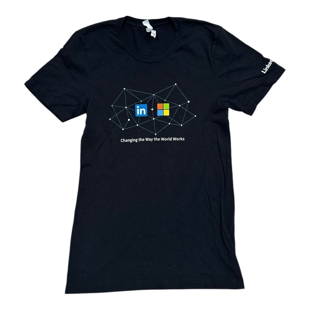 Linked In x Microsoft Tee - Adult Small